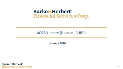 BHRB 4Q25 Investor Presentation